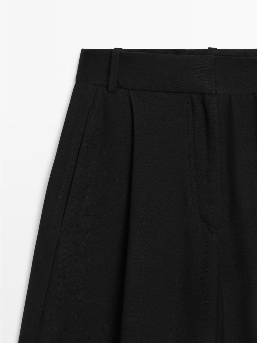 Zara Black High-Rise Barrel Fit Trousers - Picture 13 of 13